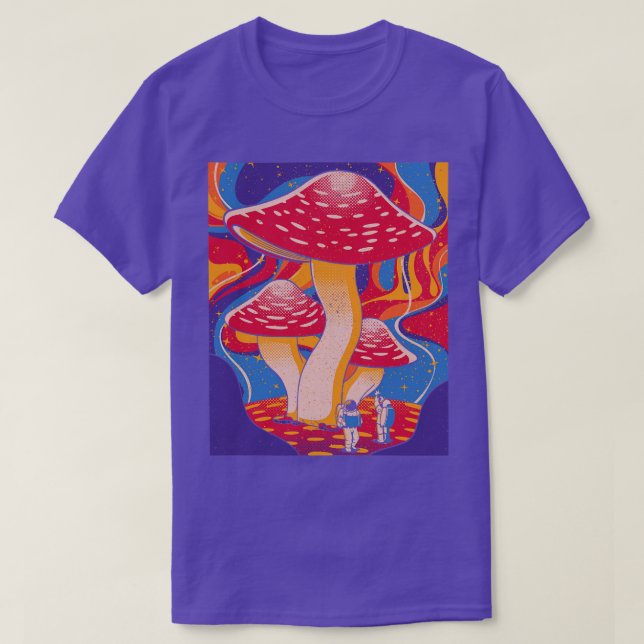 T-shirt Voyage de champignons interstellaires par Tobe Fon (Design devant)