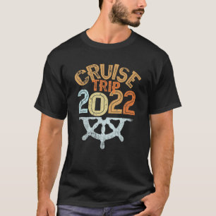 T-shirt Voyage de croisière 2022 Vacances en mer Pause de