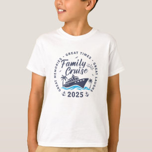 T-shirt Voyage de croisière sur mesure en famille