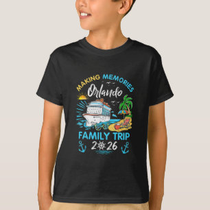 T-shirt Voyage de famille à Orlando 2026 Vacances à souven