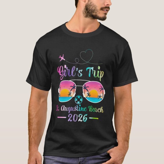 T-shirt Voyage de femmes à St. Augustine Beach Floride 202 (Devant)