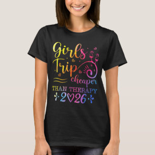 T-shirt Voyage de filles 2026 Sœur Femmes Amies Vacances A