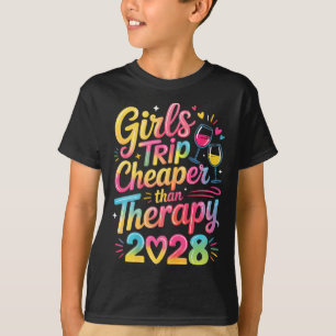 T-shirt Voyage de filles 2028 sœur meilleure amie vacance