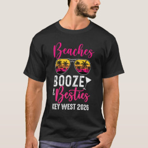 T-shirt Voyage de filles à Key West 2026 Plages Alcool Fol