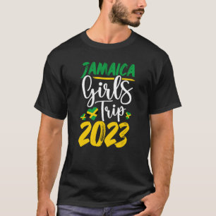 T-shirt Voyage de filles en Jamaïque 2023 Vacances Voyage
