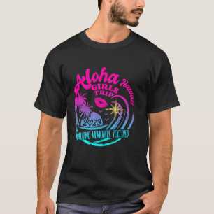 T-shirt Voyage de filles Hawaii Aloha 2023 Vacances femmes