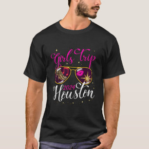 T-shirt Voyage de filles Houston 2024 Chemises Femmes Week
