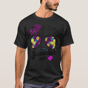T-shirt Voyage De Filles Jamaïque 2023 Pour Le Week-End Fe