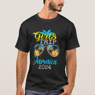T-shirt Voyage de filles Jamaïque 2024 Chemises Femme Week