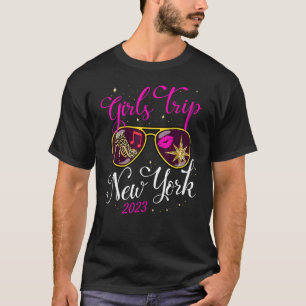 T-shirt Voyage de filles New York 2023 Week-end pour femme