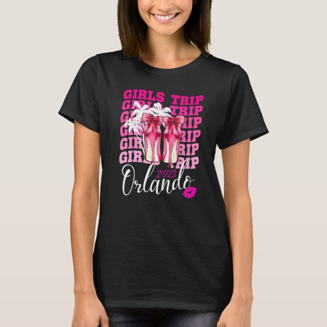 T-shirt Voyage de filles Orlando 2023 Week-end pour femmes (Devant)