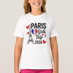 T-shirt Voyage de filles sassy à Paris Réunion 2026 de vac