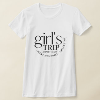 T-shirt Voyage de filles sur mesure Grands souvenirs Group