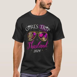T-shirt Voyage de filles Thaïlande 2024 Beach Womens Weeke