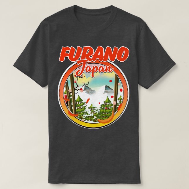 T-shirt Voyage de Furano Japon (Design devant)