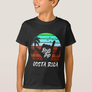 T-shirt Voyage de gars au Costa Rica, maillot assorti