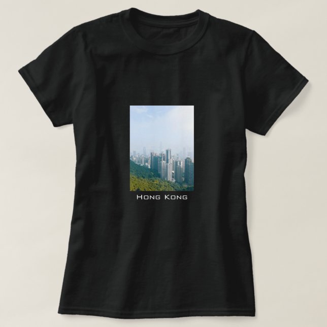 T-shirt Voyage de Hong Kong Victoria's Peak (Design devant)