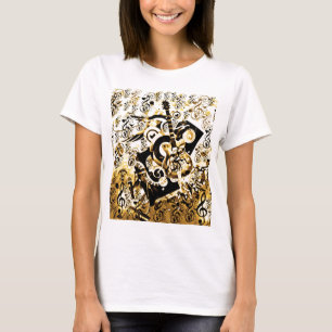 T-shirt Voyage de musique,Rocks Gold_