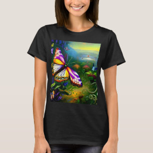 T-shirt Voyage de papillon Imaginaire