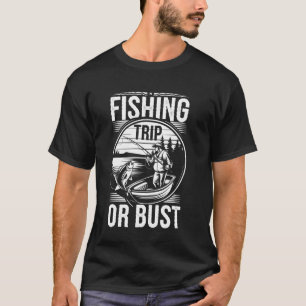 T-shirt Voyage de pêche ou rien