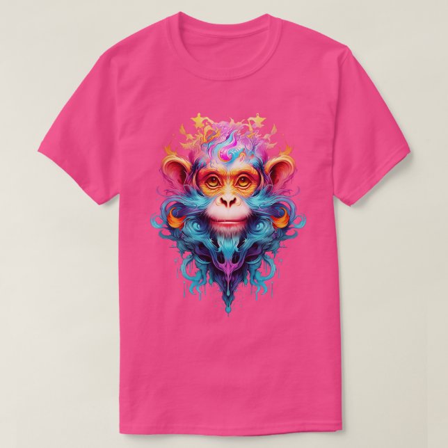 T-shirt Voyage de singe (Design devant)