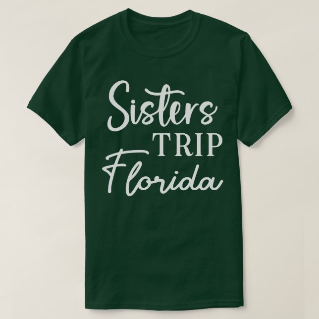 T-shirt Voyage de soeurs en Floride (Design devant)