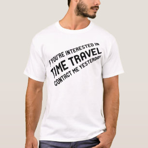 T-shirt Voyage de temps