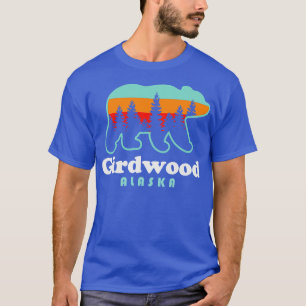 T-shirt Voyage de vacances à l'ours de Girdwood en Alaska