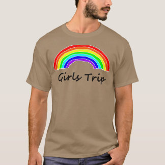 T-shirt Voyage des filles Arc-en-ciel