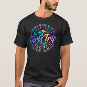 T-shirt Voyage Des Filles Cancun 2023 Pour Les Filles Week