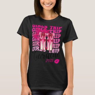 T-shirt Voyage Des Filles Curacao 2023 Pour Les Filles Wee
