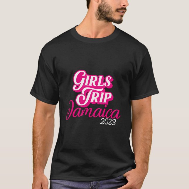 T-shirt Voyage Des Filles Jamaïque 2023 Pour FEMMES Week-E (Devant)