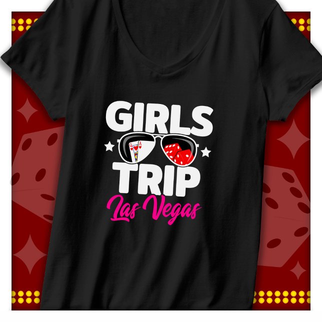 T-shirt Voyage des filles Las Vegas Vacances des filles Vo (Créateur téléchargé)