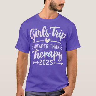 T-shirt Voyage des filles moins cher que la thérapie 2025