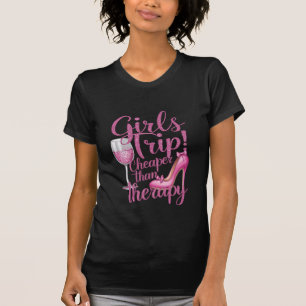 T-shirt Voyage des filles moins cher que la thérapie Weeke