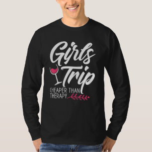 T-shirt Voyage Des Filles Moins Cher Qu'Une Thérapie 2021