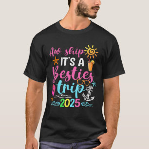 T-shirt Voyage des meilleures amies 2025 Croisière amicale