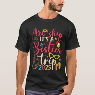 T-shirt Voyage des meilleures amies 2025 Croisière estival