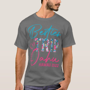 T-shirt Voyage des meilleures amies à Oahu Hawaii 2022 T-s