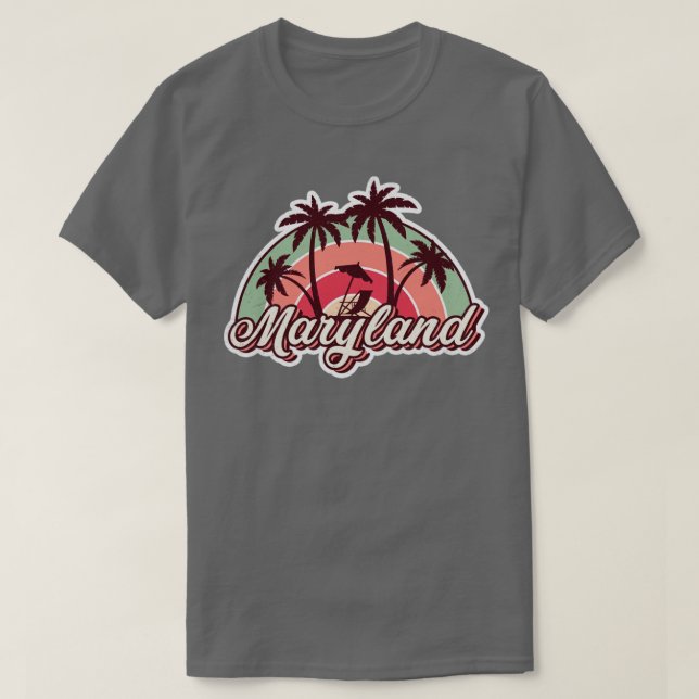 T-shirt Voyage d'été du Maryland (Design devant)