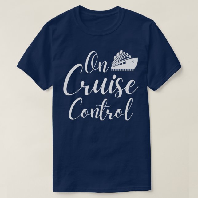 T-shirt Voyage d'été sur le contrôle des croisières (Design devant)