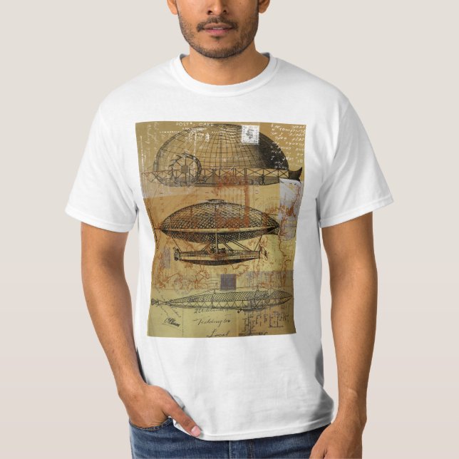 T-shirt Voyage dirigeable (Devant)