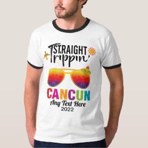 T-shirt Voyage droit Cancun Mexique Vacances voyage