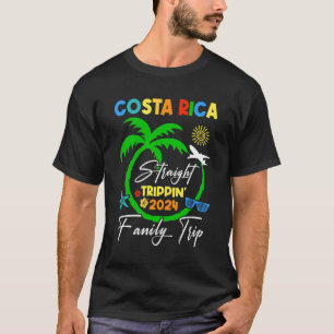 T-shirt Voyage droit Costa Rica Vacances familiales été