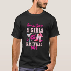T-shirt Voyage drôle de filles à Nashville 2026 Vacances e