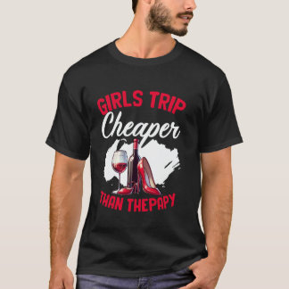T-shirt Voyage drôle de filles enterrement de vie de jeune