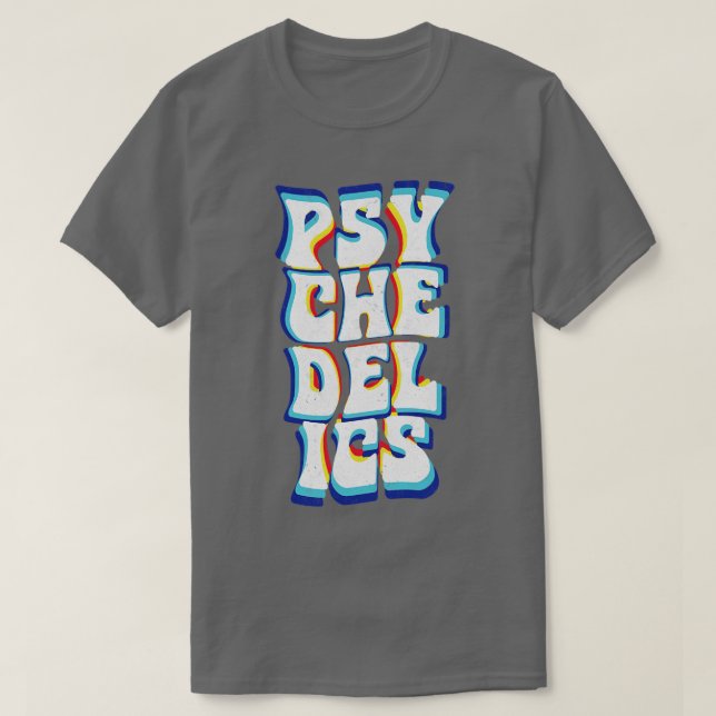 T-shirt Voyage en 3D psychédélique (Design devant)