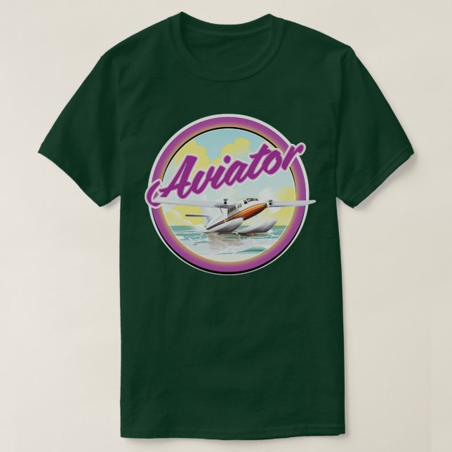 T-shirt Voyage en avion (Design devant)