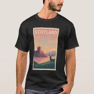 T-shirt Voyage en Écosse Paysage Magnifique d'Écosse Royau