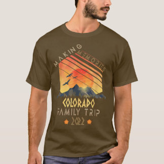 T-shirt Voyage en famille 2022 Colorado Souvenirs vacances